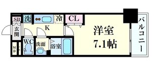 プレサンスOSAKA西中島リエゾンの物件間取画像